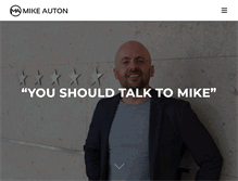 Tablet Screenshot of mikeauton.com